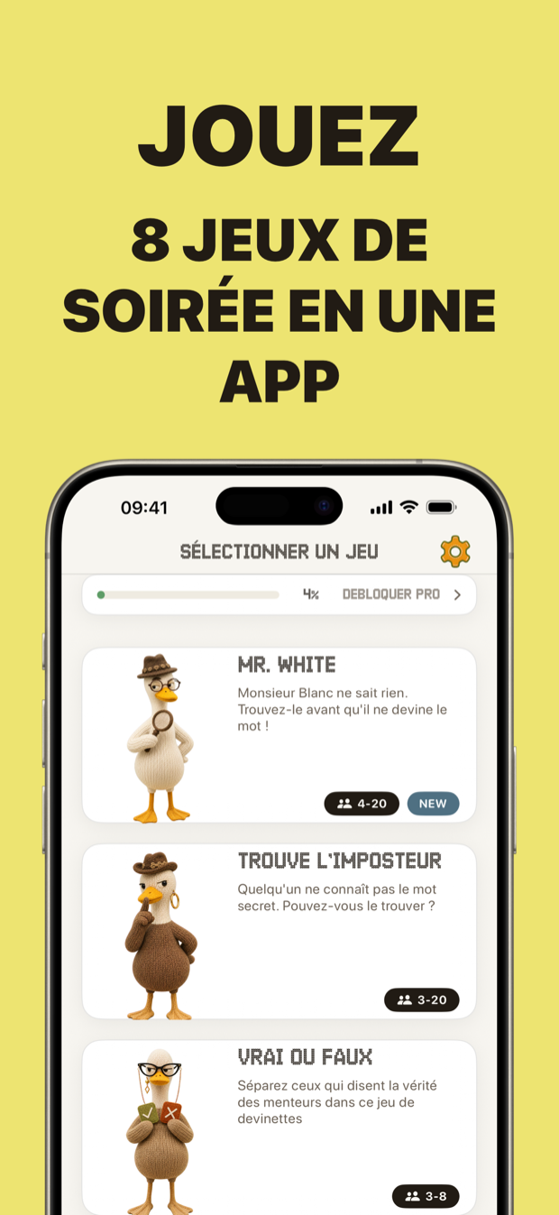 9 party games in one app