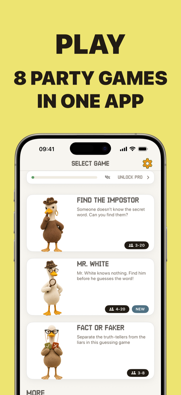 23 party games in one app